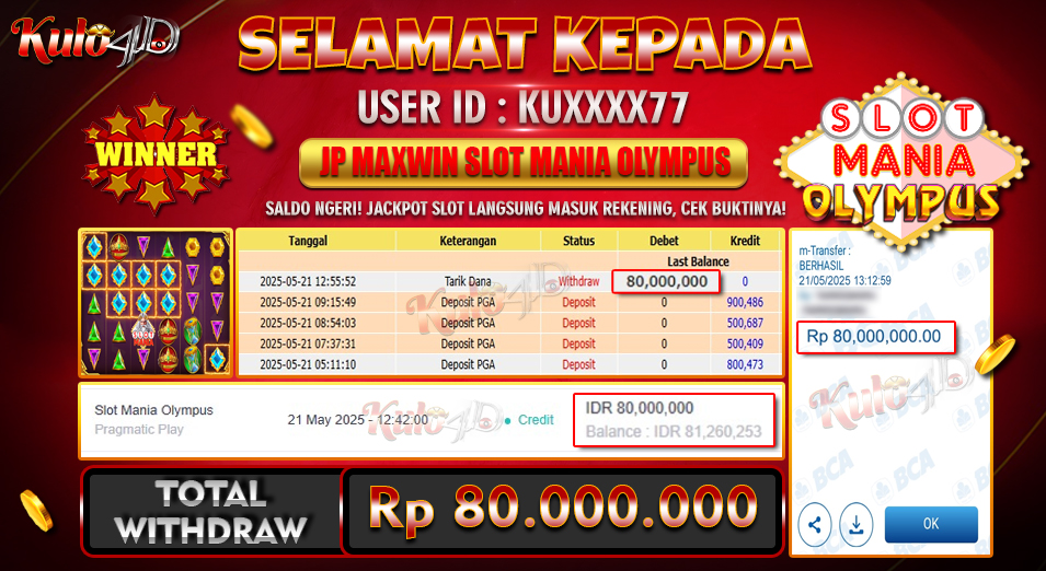 Jackpot Slot Mania Olympus